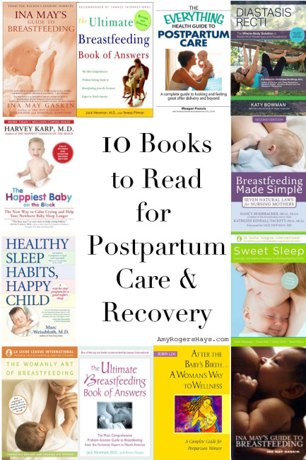 10 books to read for postpartum care and recovery