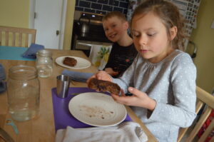 Cooking with Children--Eating Easy Chocolate Chip Banana Bread